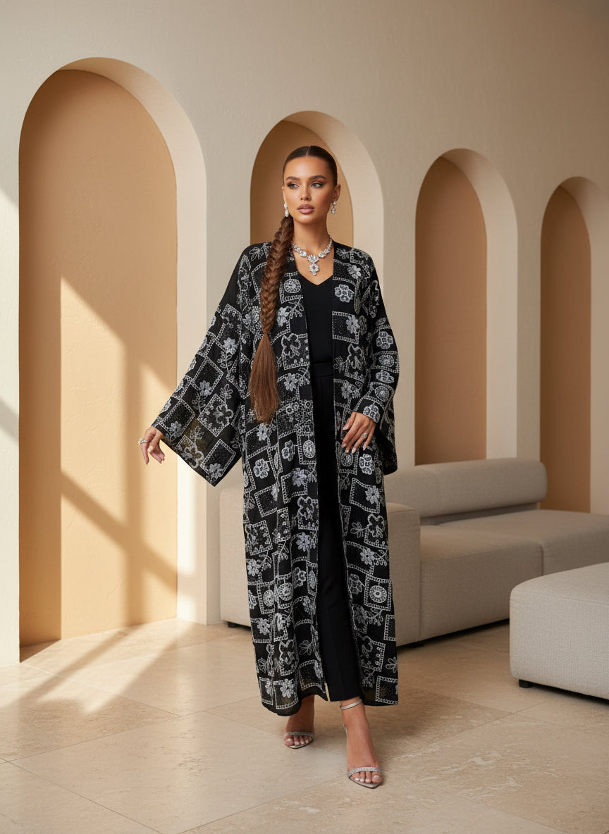 Kinda Wool Abaya