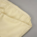 Butter Yellow Strapless Draped Maxi Dress