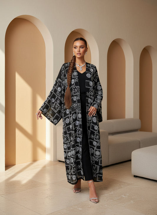 Kinda Wool Abaya