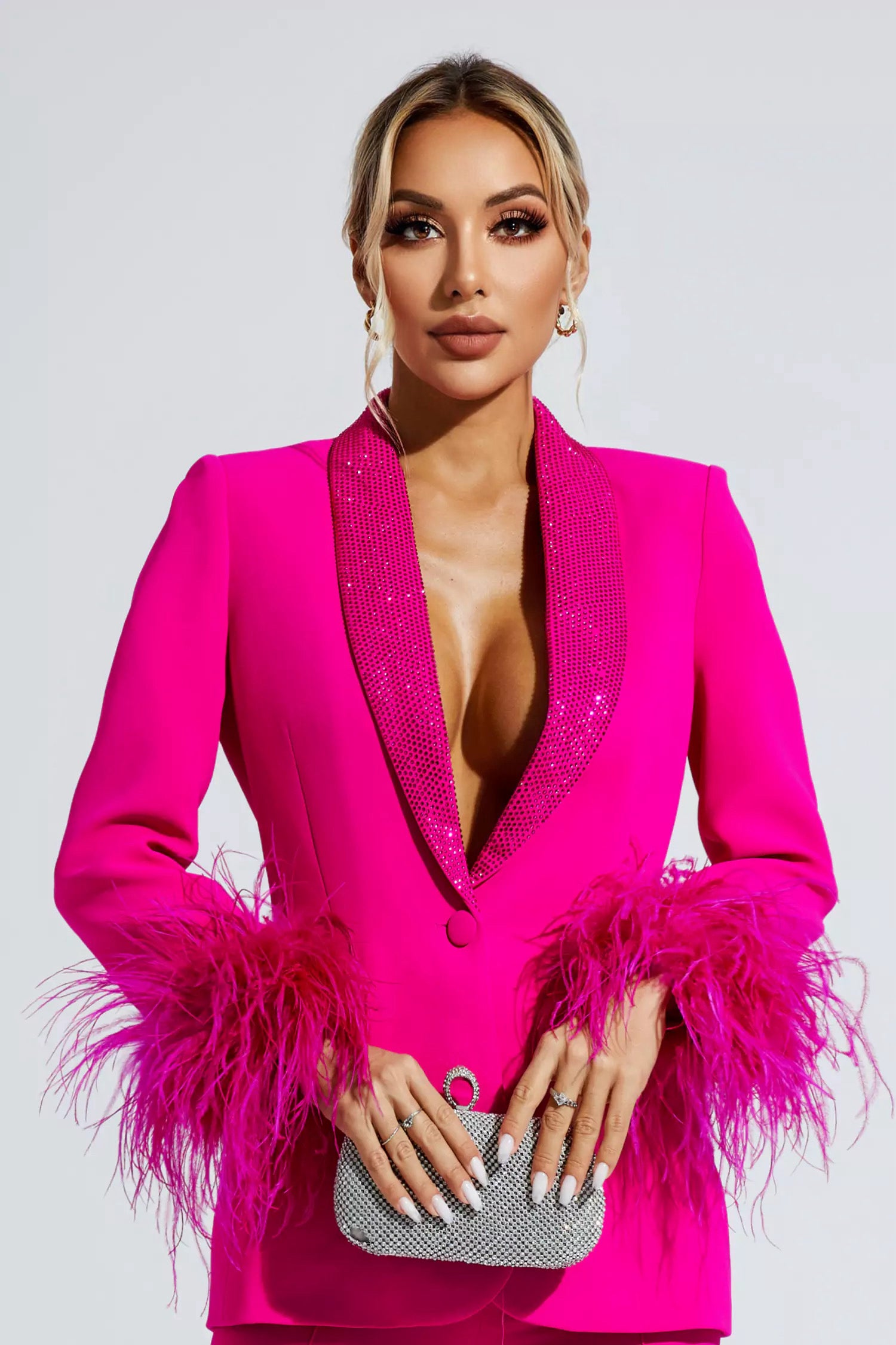 Barbara Fuchsia Two-Piece Set