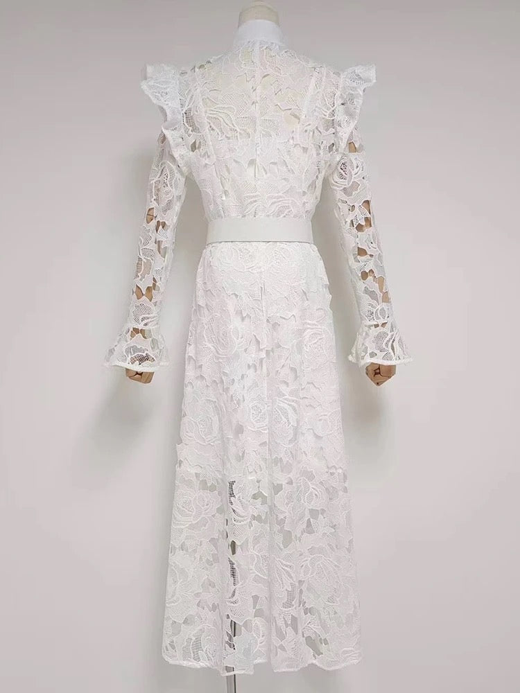 Heidi Patchwork Lace Dress