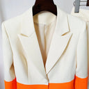 Conjunto de dos piezas Farah naranja