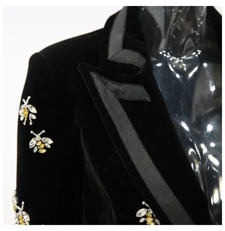 Black Velvet Blazer