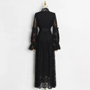 Vestido de encaje con patchwork Hanna 