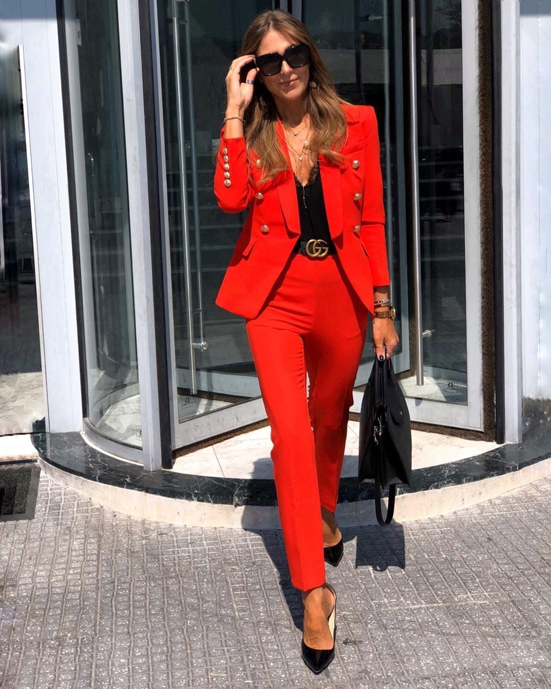 Alara Red Two-Piece Set