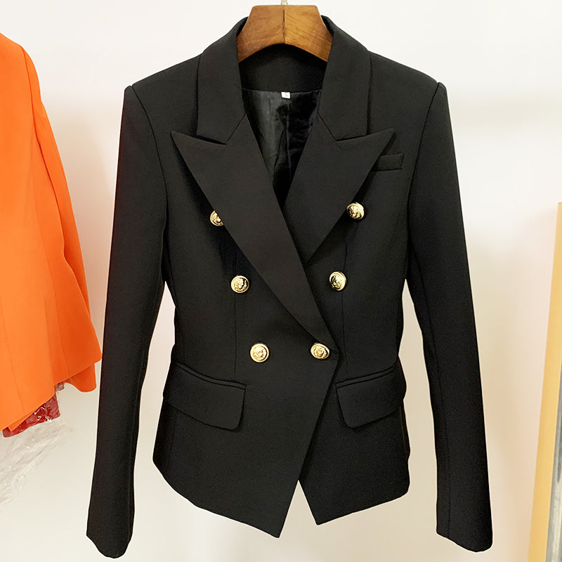 Double Breasted Blazer in Black