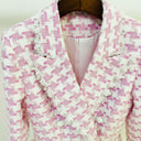 BLAZER TWEED ROSA/BLANCO 