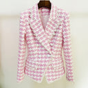 BLAZER TWEED ROSA/BLANCO 