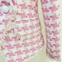 BLAZER TWEED ROSA/BLANCO 