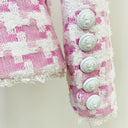 BLAZER TWEED ROSA/BLANCO 