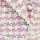 BLAZER TWEED ROSA/BLANCO 