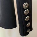 BLAZER DOPPIOPETTO IN NERO CON STRASS 