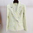 BLAZER TWEED VERDE/BLANCO 
