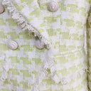 BLAZER TWEED VERDE/BLANCO 