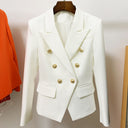 Double Breasted Blazer in White