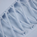 Baby Blue Corset Satin Maxi Dress