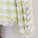BLAZER TWEED VERDE/BLANCO 