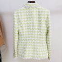 BLAZER TWEED VERDE/BLANCO 