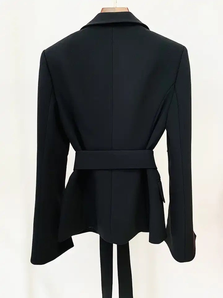 Swarovski Diamond Belted Blazer
