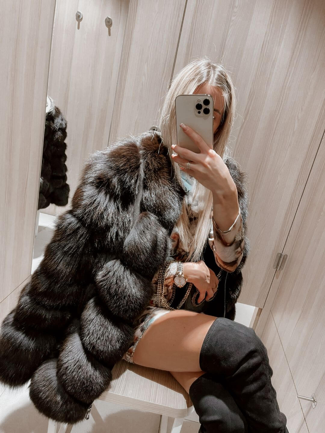 Bonbon Fox Fur Genuine