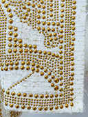 White Embellished Tweed Blazer
