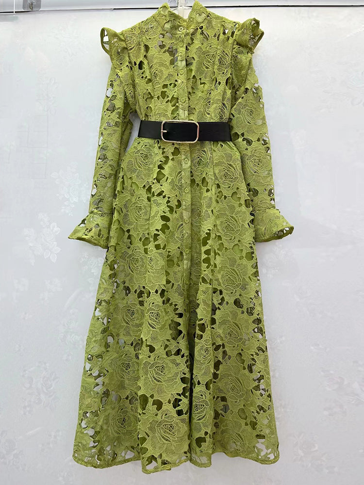 Heidi Patchwork Lace Dress