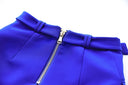 Two-Piece Skirt Set in royal blue