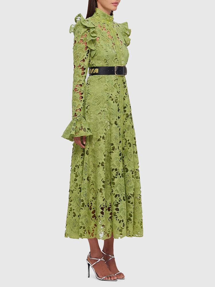 Heidi Patchwork Lace Dress