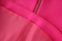 Two-Piece Skirt Set in fuchsia