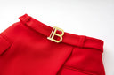 Conjunto Falda Dos Piezas en Rojo