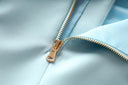 Two-Piece Skirt Set in sky blue