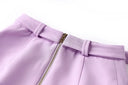 Two-Piece Skirt Set in lavender