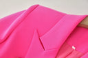 Two-Piece Skirt Set in fuchsia