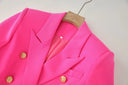 Two-Piece Skirt Set in fuchsia