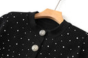 Rula Long Sleeve Wool Jeweled Sweater