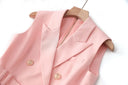 Vestido estilo blazer Paola en rosa 