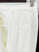 White Two-Piece with Pearls