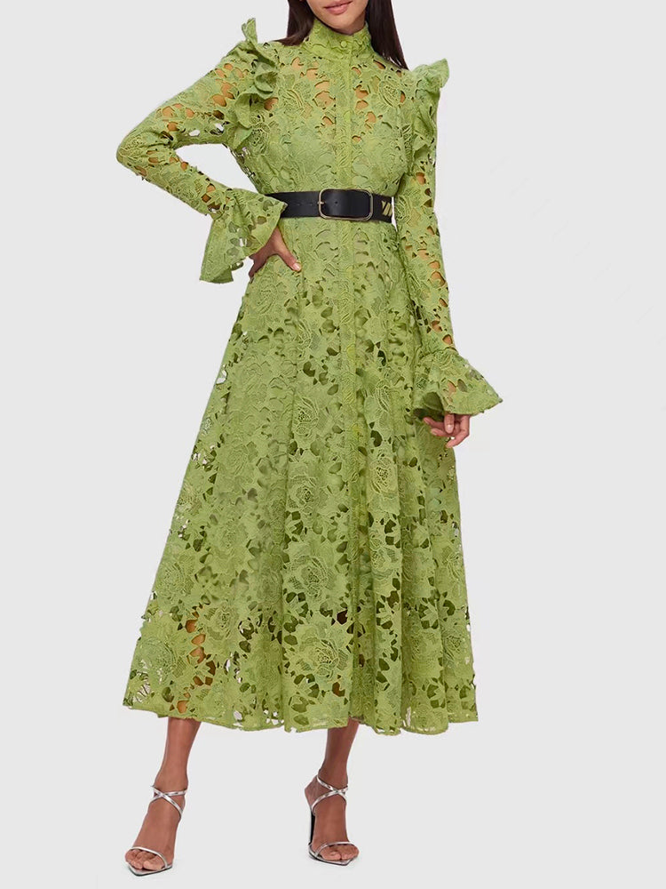 Heidi Patchwork Lace Dress