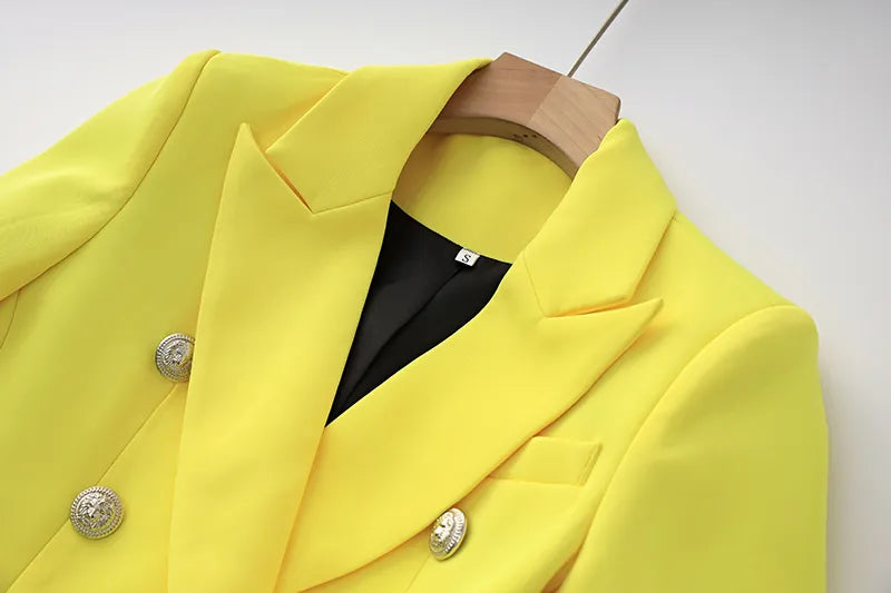 Two-Piece Skirt Set in yellow