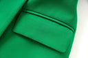 Two-Piece Skirt Set in green