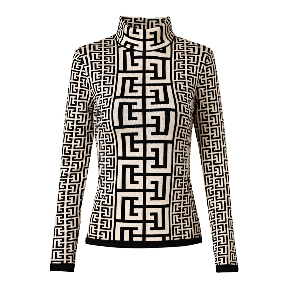 Gina Long Sleeve Wool Top