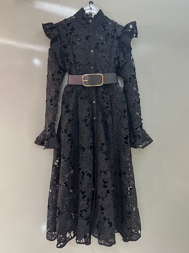 Heidi Patchwork Lace Dress