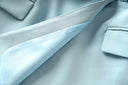 Two-Piece Skirt Set in sky blue