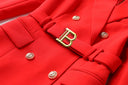 Vestido estilo blazer Jolie en rojo 