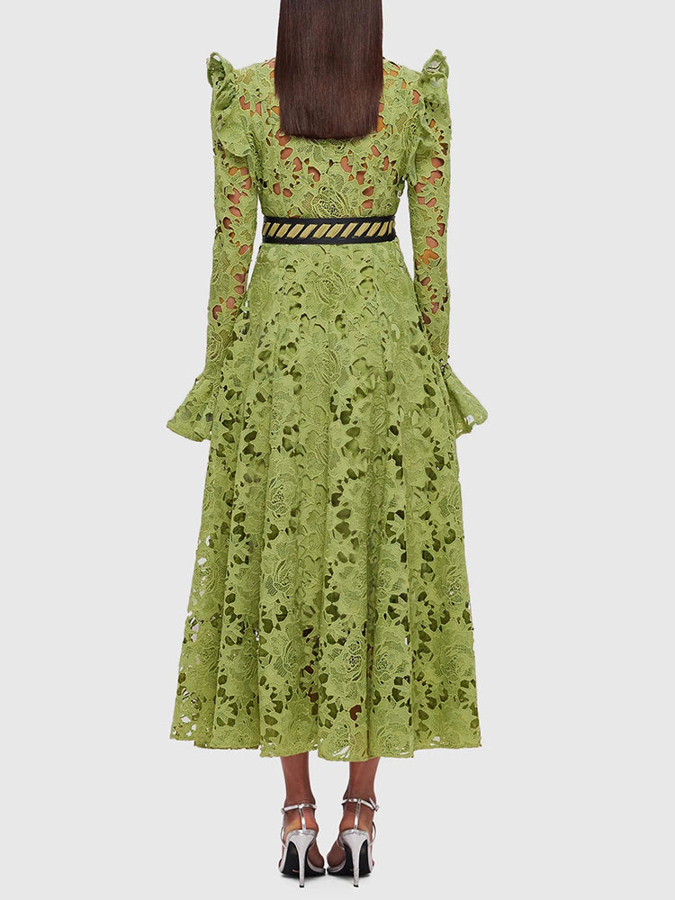 Heidi Patchwork Lace Dress