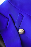 Two-Piece Skirt Set in royal blue