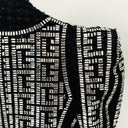 BLAZER CRUZADO DE TWEED CON DECORACIONES NEGRO 