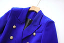 Two-Piece Skirt Set in royal blue