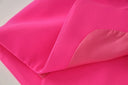 Two-Piece Skirt Set in fuchsia