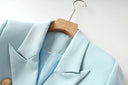 Two-Piece Skirt Set in sky blue